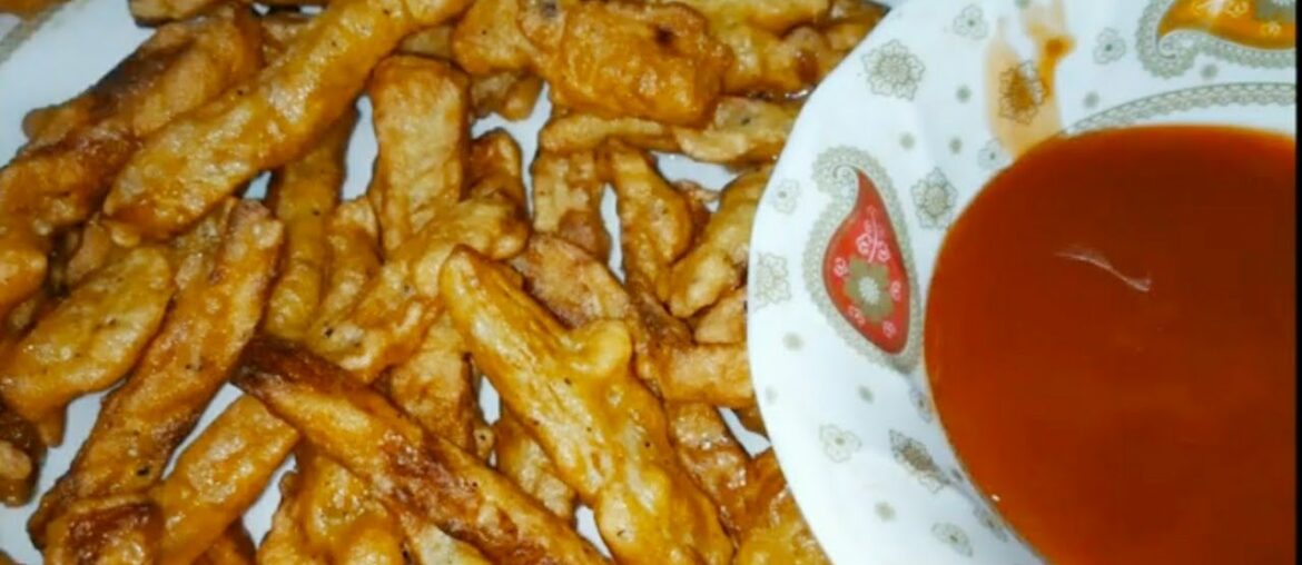 Homemade Egg French fries | Crispy french fries recipe | How to make french fries at home