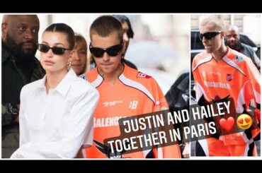 Justin Bieber and Hailey Leaving A Restaurant in Paris (June 20, 2021)