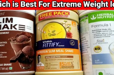 Best protein powder for weight loss |  HERBALIFE | Saffola fittyfy slim shake | MYPRO Slim shake |
