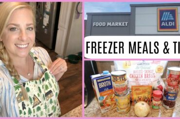 ALDI FREEZER MEALS/$65 FOR A FAMILY OF 6 / FREEZER MEAL TIPS