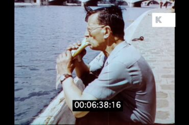 1950s Paris Restaurants, French Food, HD from 35mm