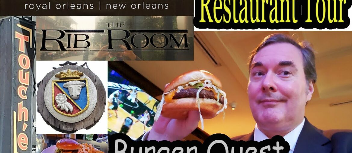 French Quarter New Orleans Restaurant Tour: The Rib Room & Touche at The Omni Royal Orleans Hotel