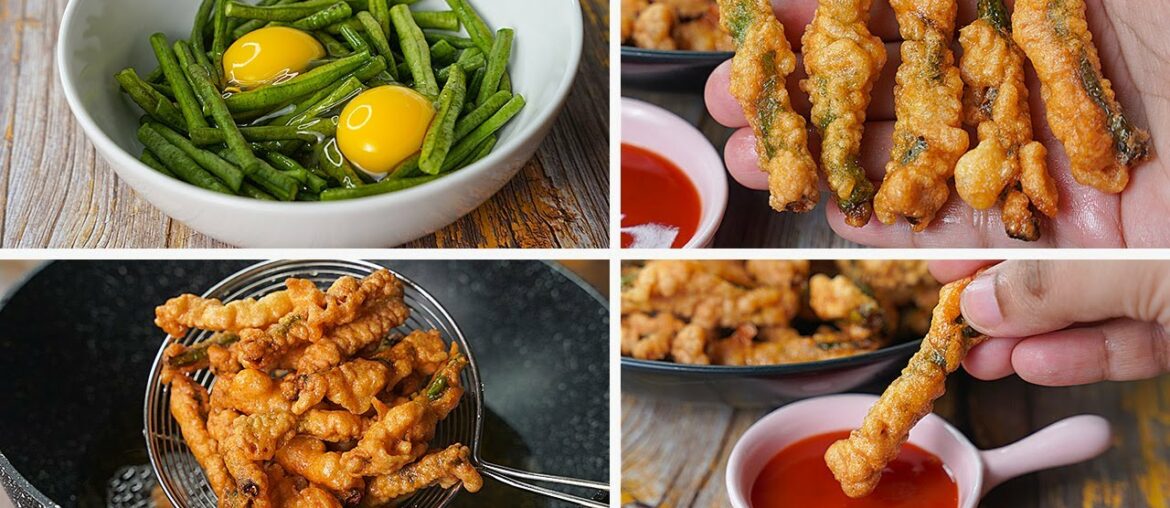 Crispy Long Bean French Fries Recipe | Easy Long Bean French Fries | Long Bean Snacks Recipe Crispy Long Bean French Fries Recipe | Easy Long Bean French Fries | Long Bean Snacks Recipe