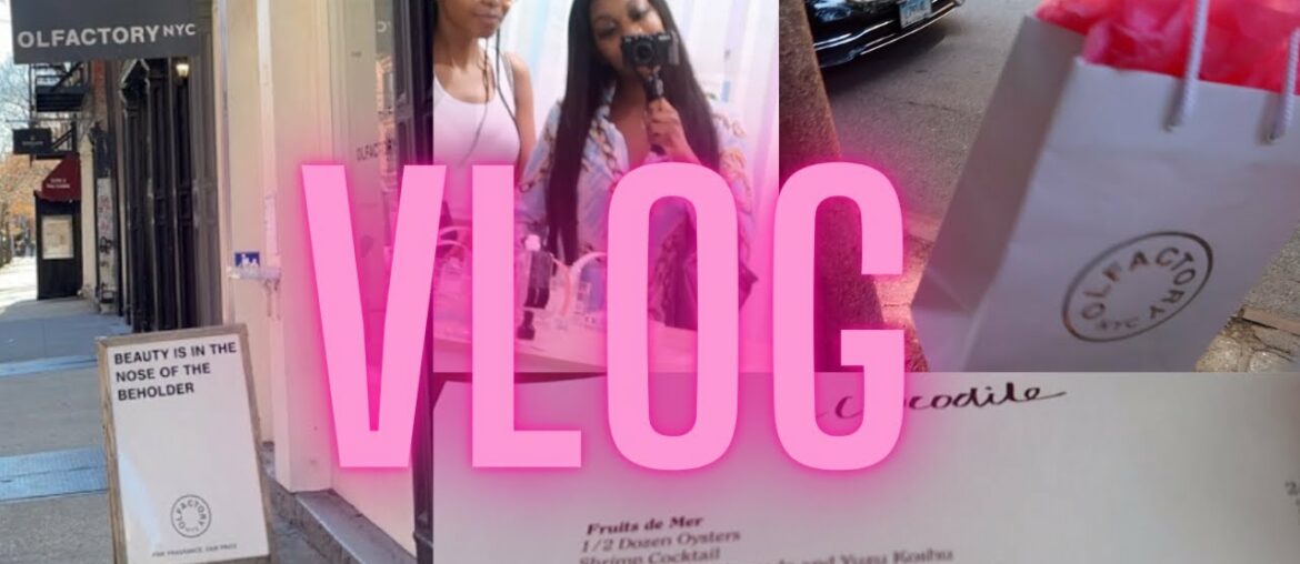 VLOG| WE OUTSIDE/ FETES + MADE MY OWN PERFUME+ TRYING FRENCH FOOD