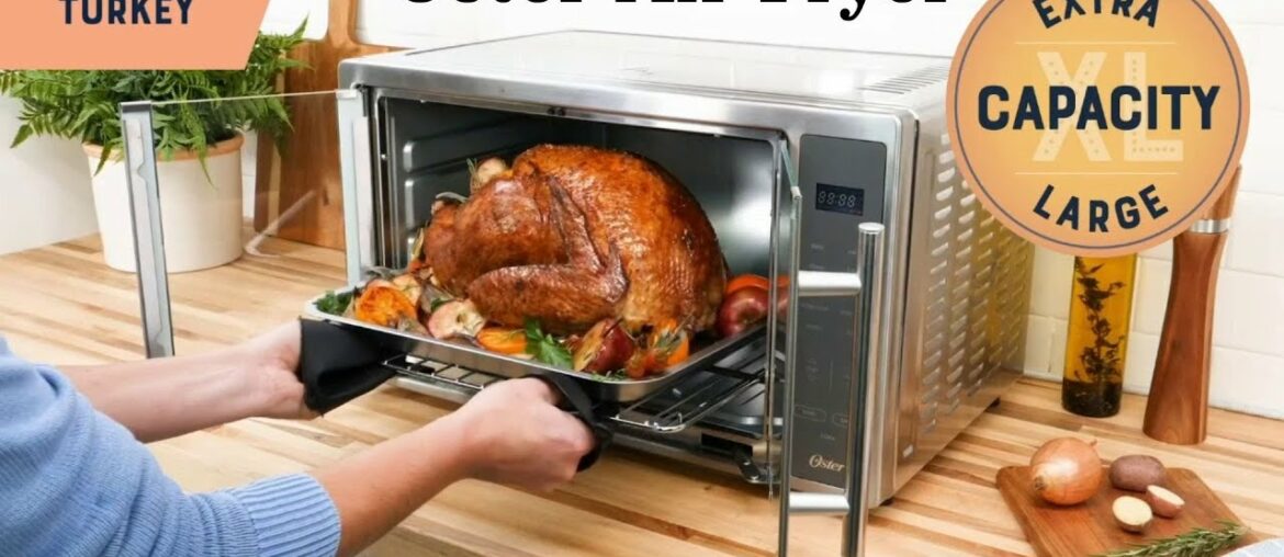 Oster Air Fryer Countertop Toaster Oven , Bake,Broil,Toast,Rotisserie