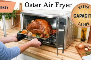 Oster Air Fryer Countertop Toaster Oven , Bake,Broil,Toast,Rotisserie
