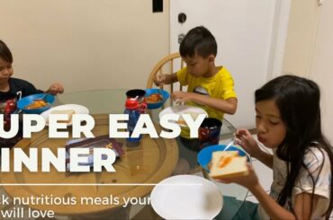 How to make your kids a nutritious meal in less than 10 minutes. A frog in the backyard.