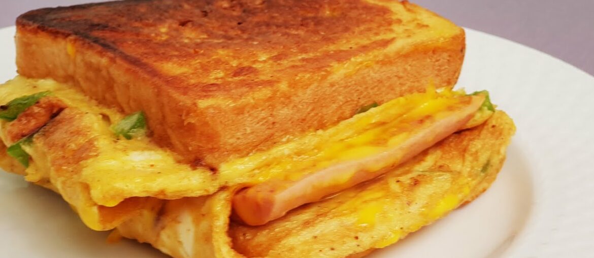 [SUB] A Delicious French Toast Omelette Sandwich Recipe