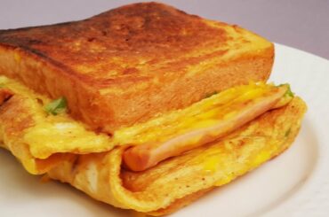 [SUB] A Delicious French Toast Omelette Sandwich Recipe