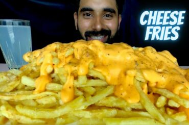 CHEESE FRIES CHALLENGE | FRIES MUKBANG