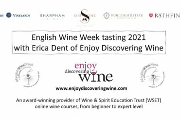 English Wine Week 2021 tasting with Erica Dent of Enjoy Discovering Wine
