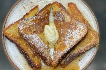 Vegan French toast recipe #frenchtoast #veganrecipes #breakfast