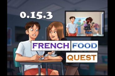 Summertime Saga Favorite Food Quest |0.16.1 | Miss Bissette | French Teacher | Complete Walkthrough