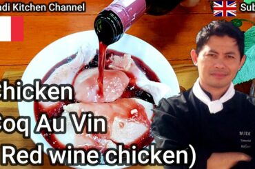 How to make Chicken Coq Au Vin | Red Wine chicken