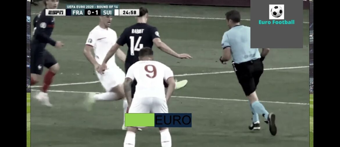 euro highlights france vs switzerland 2021 ( high voltage match)