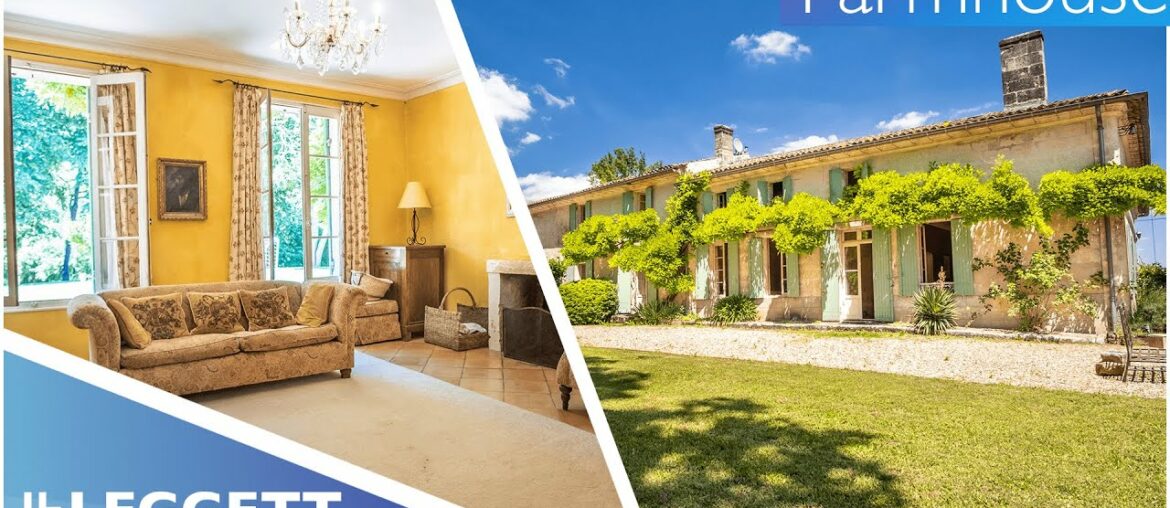 Elegant farmhouse with bags of authenticity for sale near Saint-Emilion - Ref.: 119604MK33