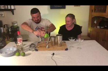 Ethan and Mel Do Cocktails! The French Gimlet!