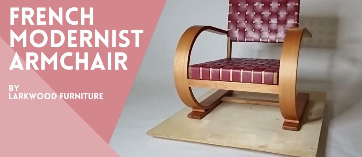 Burgundy | French Modernist Armchair