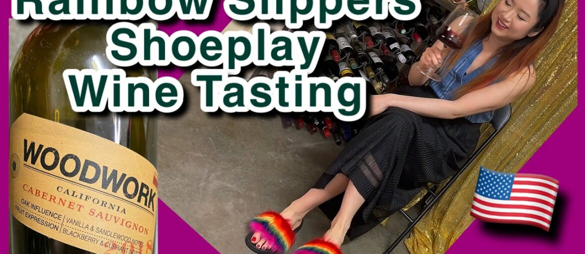 Rainbow Fur Fluffy Slippers Wine Tasting – Slides Shoes Flapping, California Cabernet Sauvignon Rainbow Fur Fluffy Slippers Wine Tasting - Slides Shoes Flapping, California Cabernet Sauvignon