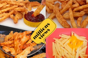 Crispy Potato French Fries Recipe Egg Snacks Recipe  Easy Egg French Fries by Natural Food Secrets