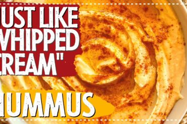 SECRET TRICK makes 1-MINUTE SPANISH HUMMUS light as WHIPPED CREAM! So EASY, it will be a FAVORITE!