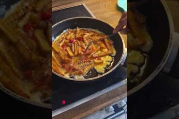 omelette with French fried recipe