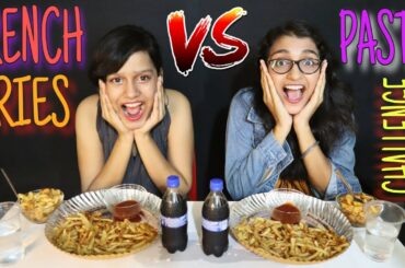 French Fries and Pasta Challenge | PASTA CHALLENGE | FRENCH FRIES CHALLENGE | FOOD CHALLENGE