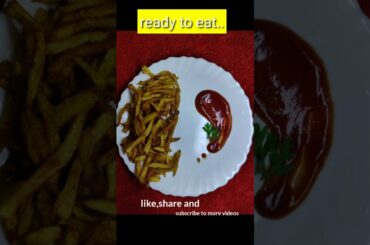 French Fries Recipe / Aloo French Fries Easy& Quick Snack #Shorts