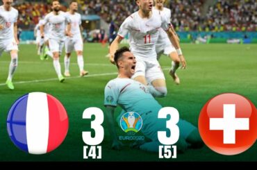 FRANCE vs SWITZERLAND 3-3 [4-5]  | HIGHLIGHT & GOAL EURO 2020 | Ps2