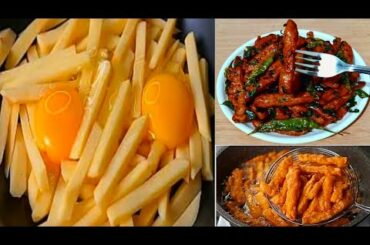 Different Egg French Fries Recipe/Easy Egg  Snacks Recipe/Egg French Fries