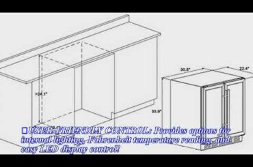 Review: Kalamera 30'' Wine Cooler 66 Bottle Dual Zone Built-in And Freestandi