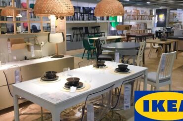 IKEA KITCHEN DINING ROOM TABLES CHAIRS FURNITURE SHOP WITH ME SHOPPING STORE WALK THROUGH