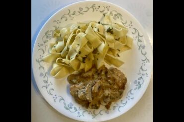 Episode 62 - Chicken in white wine mushroom sauce with Tagliatelle (My Signature Dish)