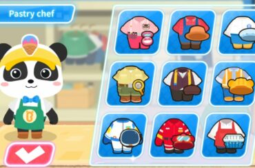Little Panda Pasrty Chef - Making ice Cream and Delicious Desserts - Babybus Games