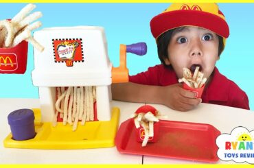 Mcdonald's French Fries Maker Happy Meal Magic Vintage McDonalds Food Toys Pretend Play Toy for Kids