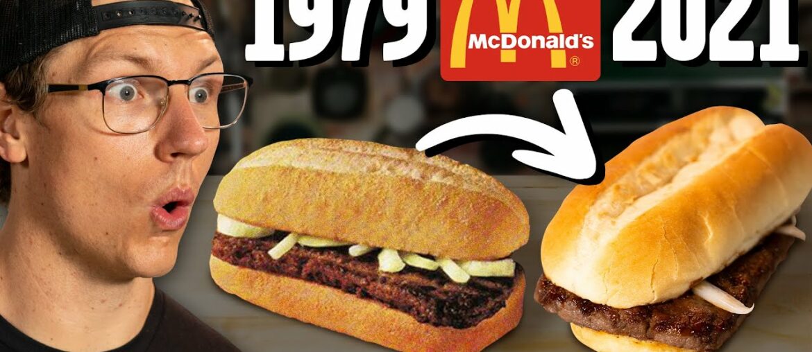 Recreating McDonald's Steak Sandwich From 40 YEARS AGO!