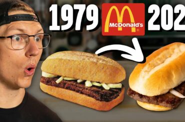 Recreating McDonald's Steak Sandwich From 40 YEARS AGO!