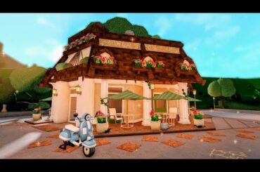 Building a Fancy Restaurant in Bloxburg with Anix & Faulty