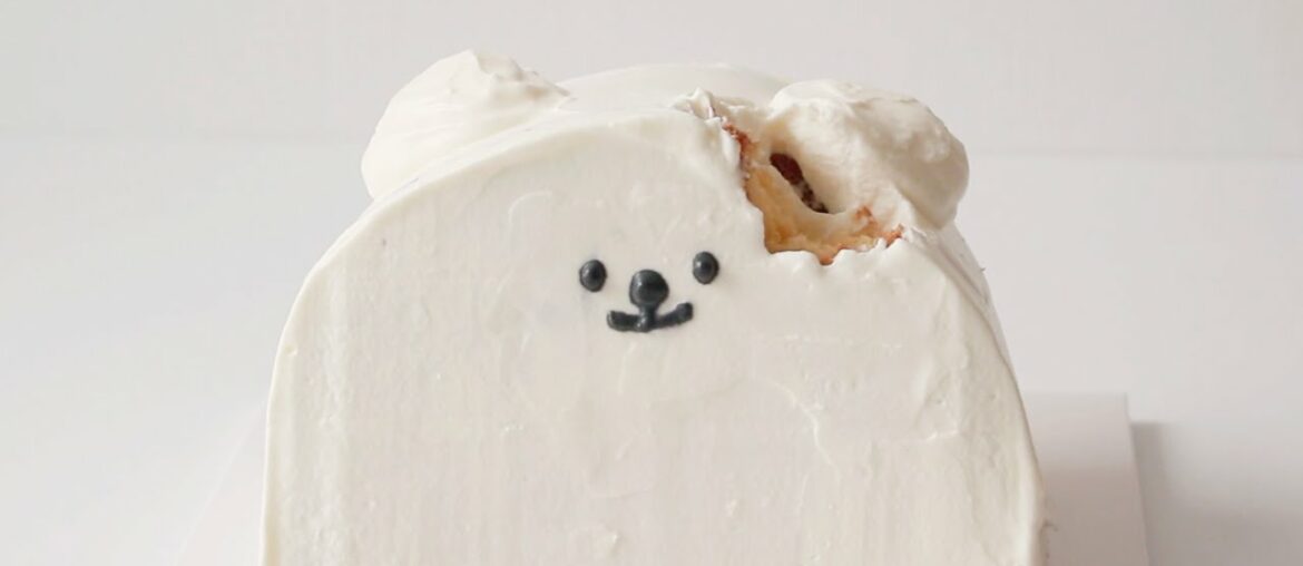 Milky Teddy Bear Cream Cake Recipe (w. French Cream) Milky Teddy Bear Cream Cake Recipe (w. French Cream)