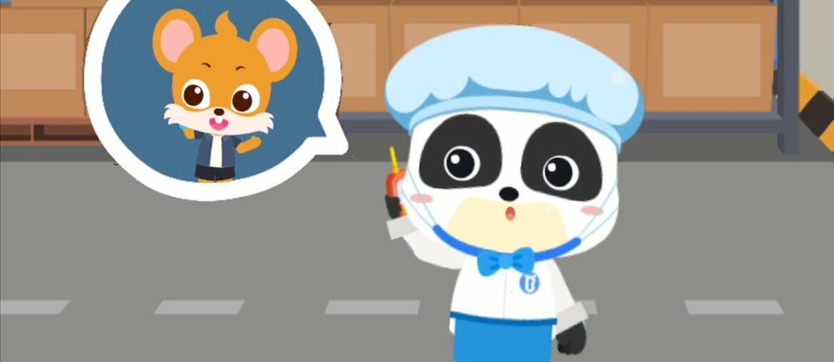 Little Panda Food Processing Worker - Play and Make Yummy Snacks - Babybus Gameplay