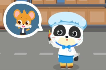 Little Panda Food Processing Worker - Play and Make Yummy Snacks - Babybus Gameplay