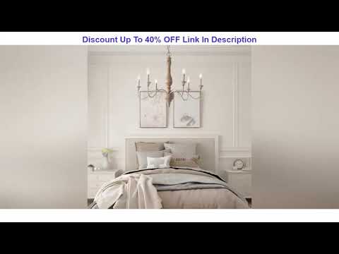 Hottest LNC French Country Chandeliers Wood 6 Lights Rust Arms for Dining, Bedroom, Living Room and Hottest LNC French Country Chandeliers Wood 6 Lights Rust Arms for Dining, Bedroom, Living Room and