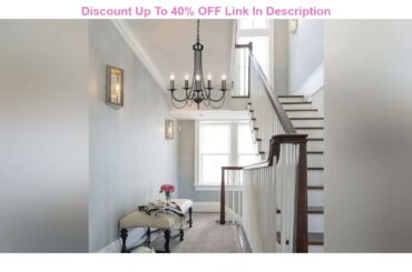 Best Seller Derksic Black Chandelier 5-Light Farmhouse Candle Chandelier Rustic French Country Meta