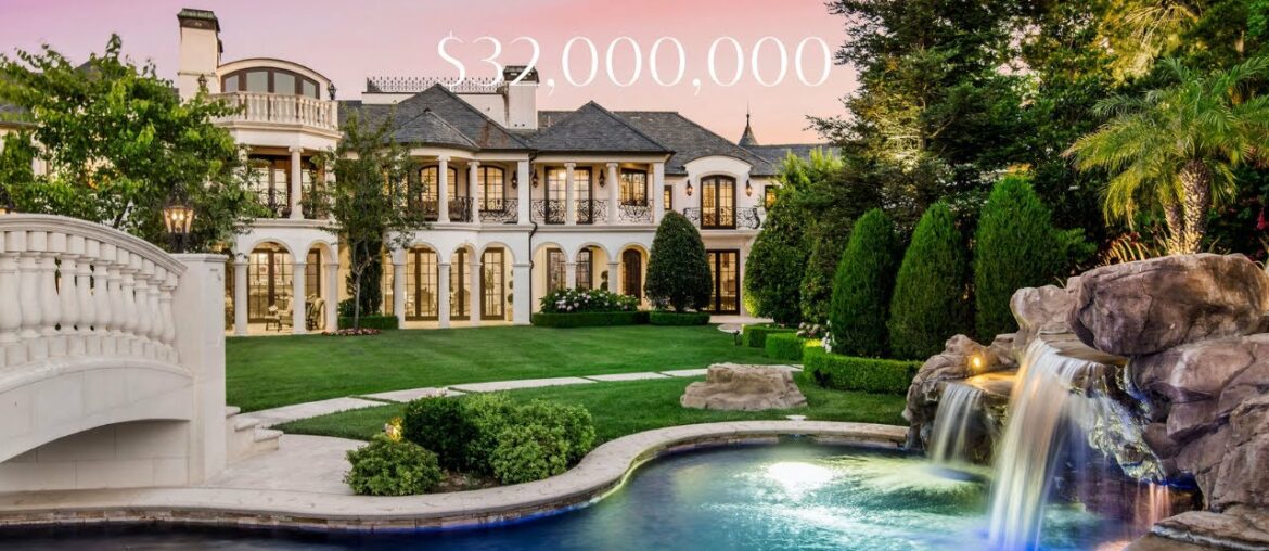 $32,000,000 Classic French Chateau in The Estates at The Oaks, Calabasas