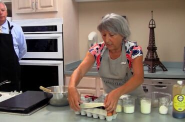 French Food Demonstration for Clafoutis