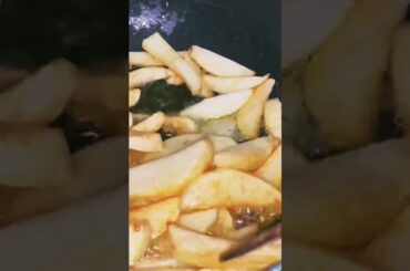 Snacks time recipe.. French fries in easiest way in very less time. #youtubeshorts #snacktime #foody