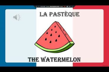 Lesson 10: Learn Different Types Of Food In French.