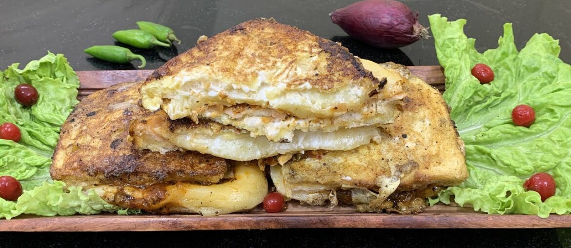 MONTE CRISTO SANDWICH |Cheesy Yummy Delicious French Breakfast Recipe |