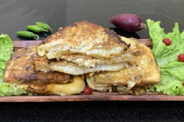 MONTE CRISTO SANDWICH |Cheesy Yummy Delicious French Breakfast Recipe |