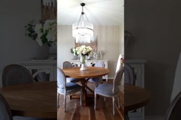 Elegant French country tablescape | farmhouse tablescape | Decorate With Me